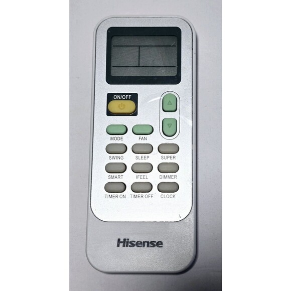 Hisense Air Conditioner AC Remote Control DG11J1-98 Genuine OEM Tested/Works - Picture 3 of 11